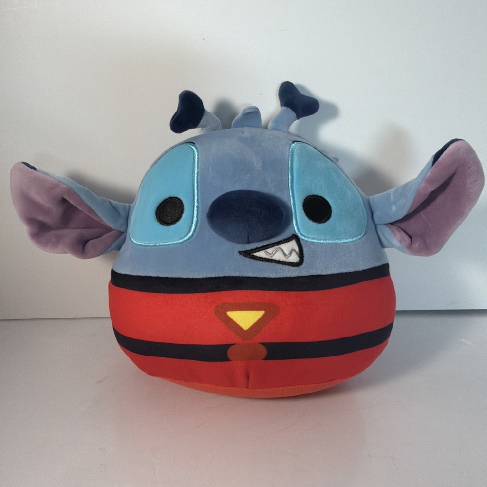 New With Tags Squishmallow Plush Disney Stitch Space Suit Stitch 8" Loveable
